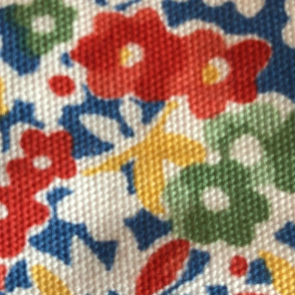 RALPH LAUREN Poppy Floral DECORATIVE PILLOW Sham Red Yellow Blue Green Floral
